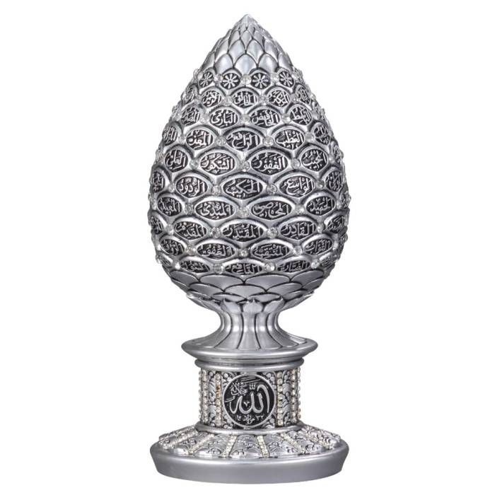 Nakkas Kozalak Boytu (Medium Size | Silver | Esma-ul Husna)