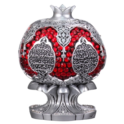 Nakkas Pomegranate Boytu (Medium Size | Silver | Blessing ~ Ant Prayer) - Thumbnail