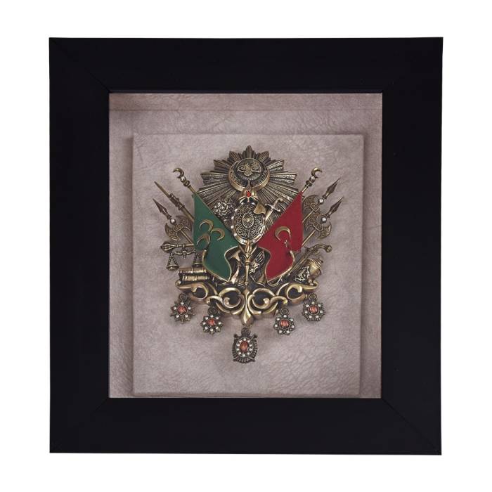 Nakkas Ottoman Coat of Arms Decorative Table 30*35 cm - 1