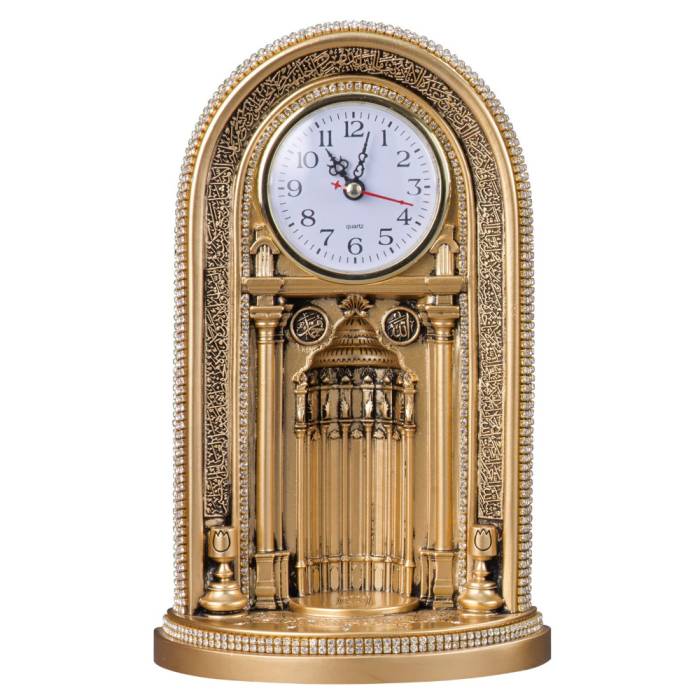 Nakkaş Saatli Mihrap Boytu (Büyük Boy | Sarı) - 1