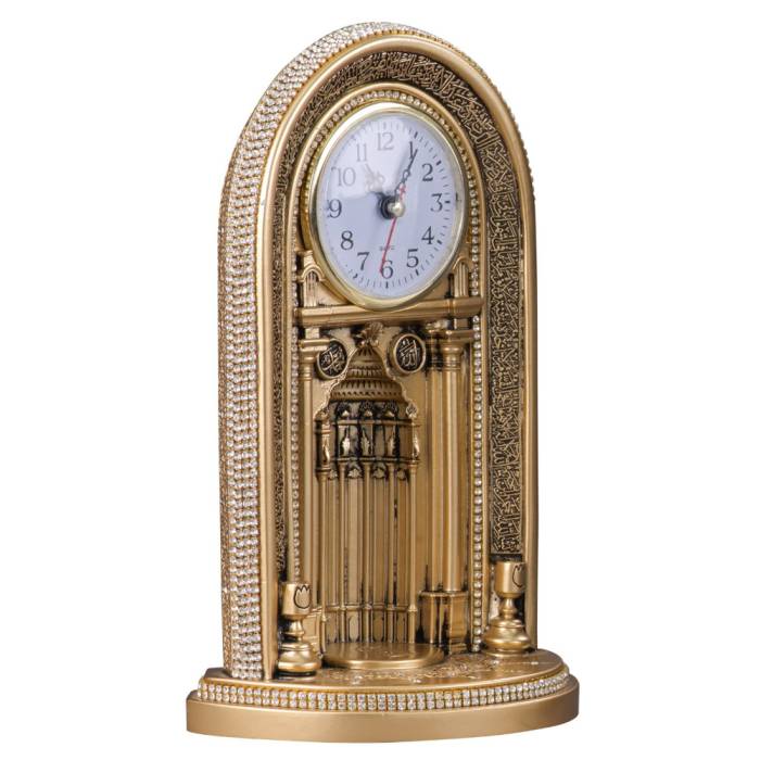 Nakkaş Saatli Mihrap Boytu (Büyük Boy | Sarı) - 2