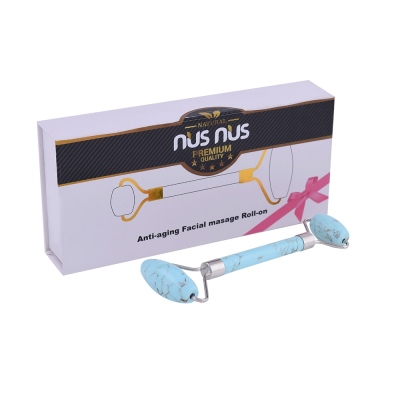 nusnus - Natural Double Sided Turquoise Stone Massage Tool Roller