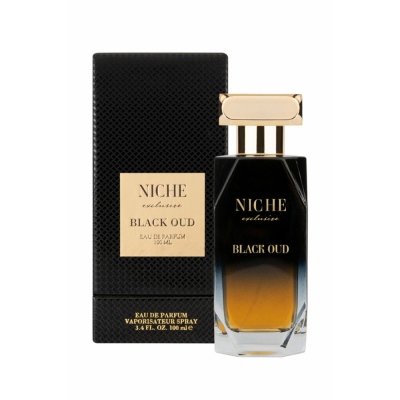 Niche Exclusive Black Oud EDP 100 ML Erkek Parfüm - Thumbnail