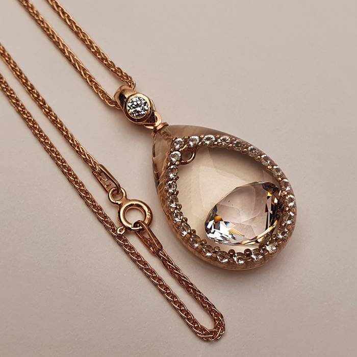 NusMond003 (White Zircon Necklace)