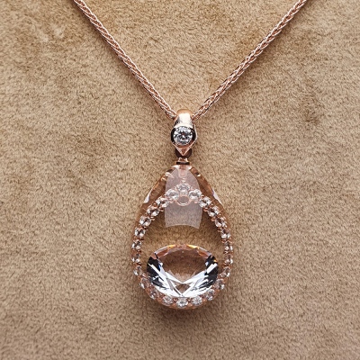 NusMond003 (White Zircon Necklace) - Thumbnail