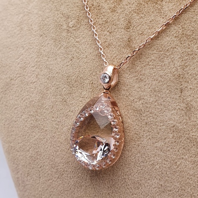 NusMond005 (White Zircon Necklace) - 3