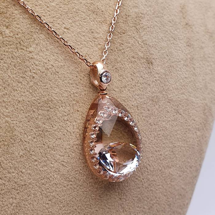 NusMond005 (White Zircon Necklace) - 5