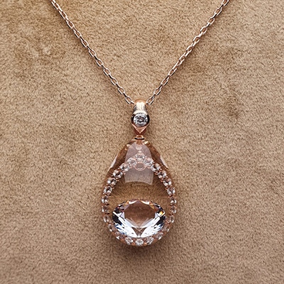NusMond005 (White Zircon Necklace) - 6