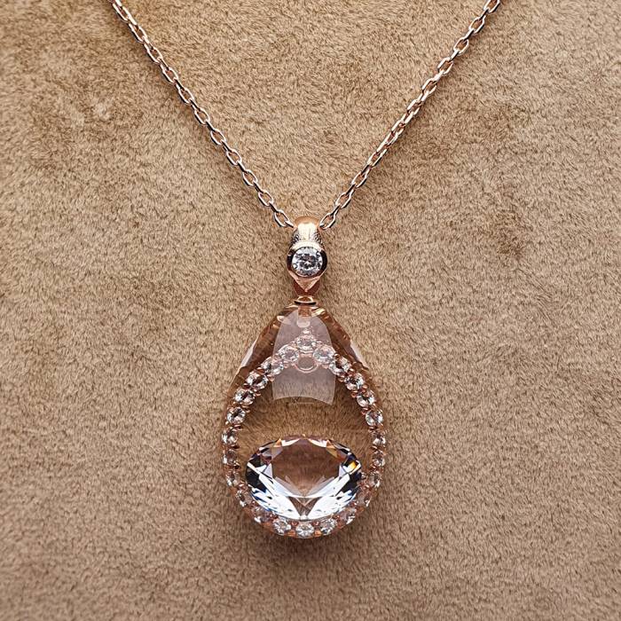 NusMond005 (White Zircon Necklace) - 6