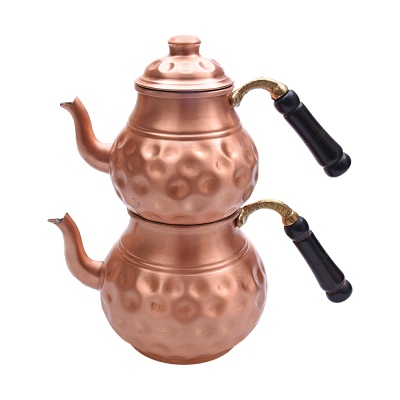 nusnus - Nusnus Copper Sliced Large Teapot Rose Gold No 1 NS-04966