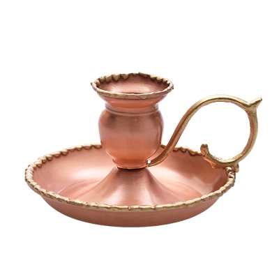 nusnus - Nusnus Copper Melting Chinanay Candle Holder Rose Gold