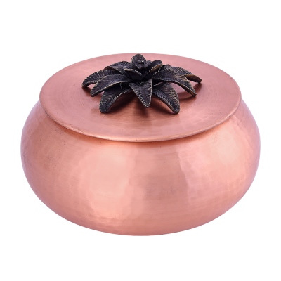 nusnus - Nusnus Copper Cut Rose Sugar Bowl Rose Gold No 1