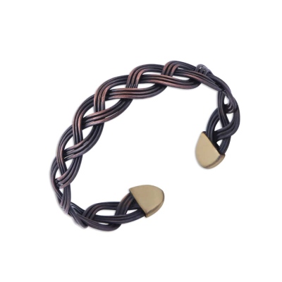 nusnus - Nusnus Copper Curved Bracelet Black