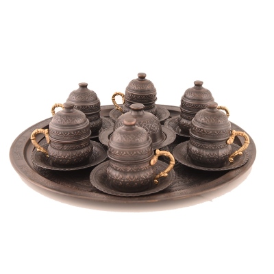 Nusnus Copper Coffee Cup Set of 6 - Thumbnail