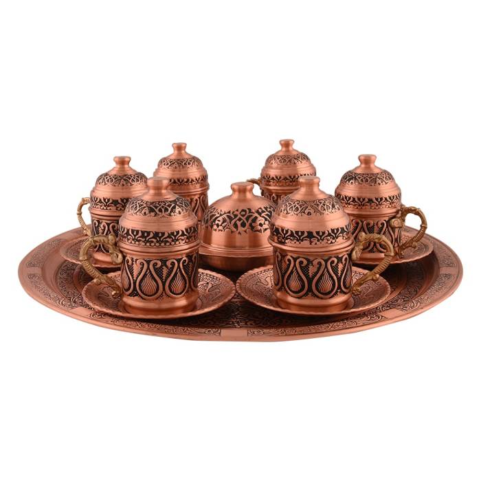 Nusnus Copper Coffee Cup Set of 6