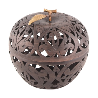 Nusnus Copper Large Openwork Apple Blackout - Thumbnail