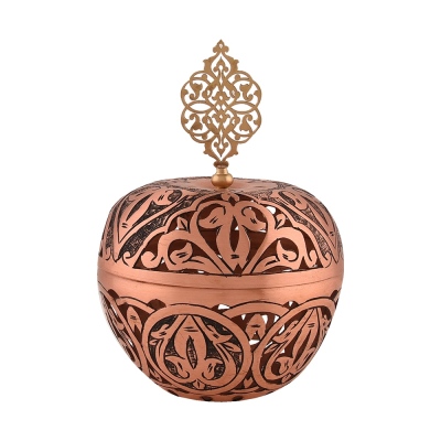 Nusnus Copper Openwork Apple Large Size Rose Gold - Thumbnail
