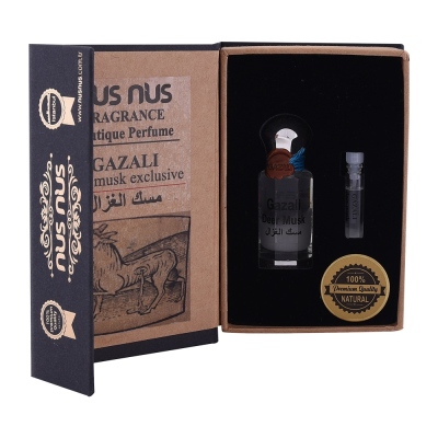 Nusnus Gazali Deer Misk 12+1 ml Karton Kutu - Thumbnail