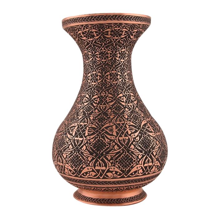 Nusnus Handmade Copper Motif Vase