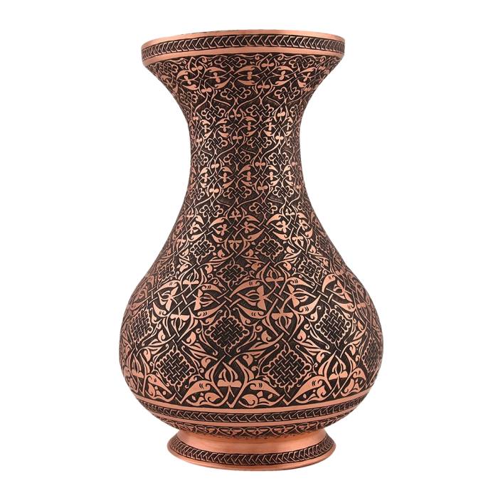 Nusnus Handmade Copper Motif Vase