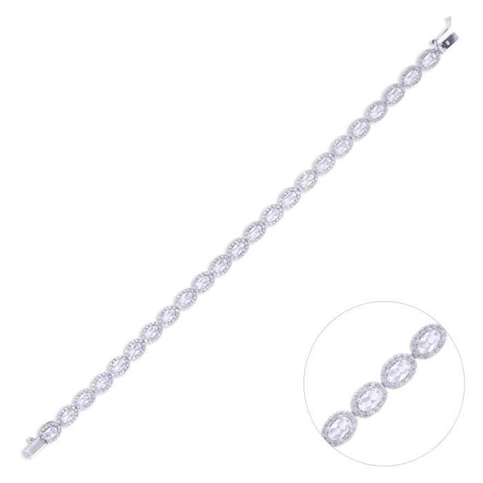Nusnus Women's Stone Silver Bracelet ZRK 2160 10.8 GR