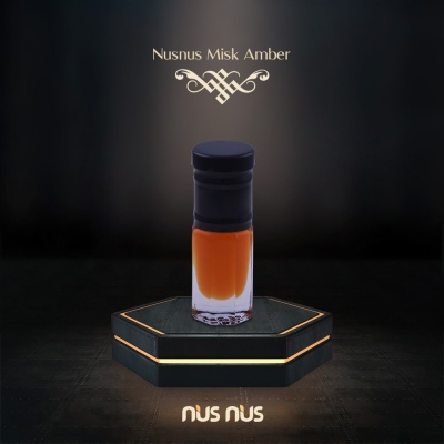 عنبر المسك الأبيض 12 مل Nusnus - Thumbnail