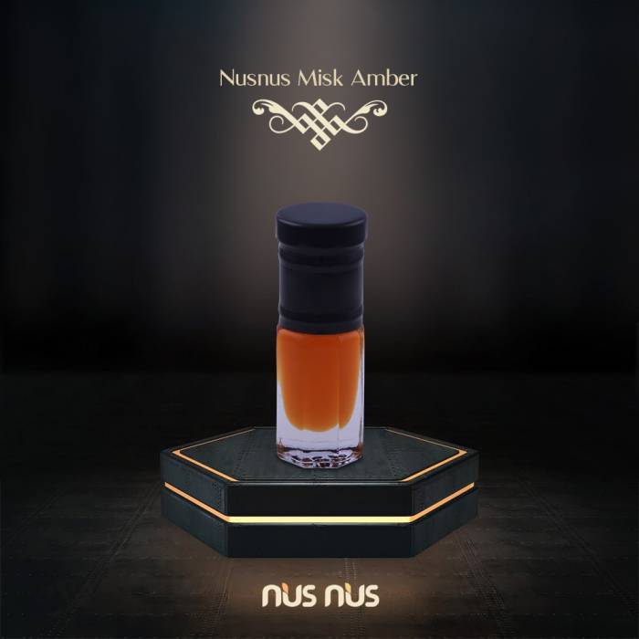 عنبر المسك الأبيض 12 مل Nusnus