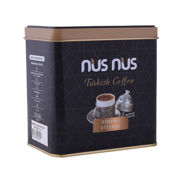 Nusnus Osmanlı Kahvesi 250 Gr Metal Kutu