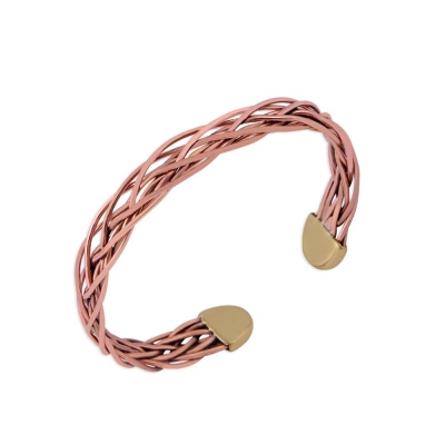 Nusnus Copper Fine Knit Bracelet - Thumbnail