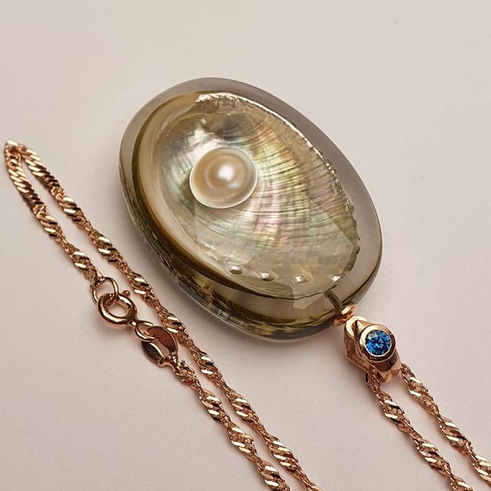 NusPearl031 (Pearl & Oyster Necklace)