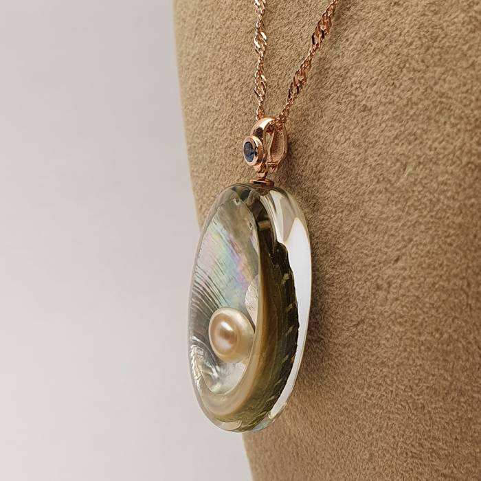 NusPearl031 (Pearl & Oyster Necklace)