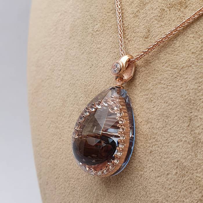 NusRown002 (Brown Zircon Pendant) - 2