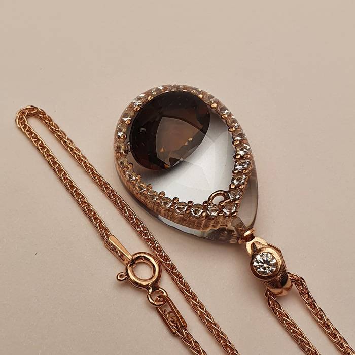 NusRown002 (Brown Zircon Pendant) - 5