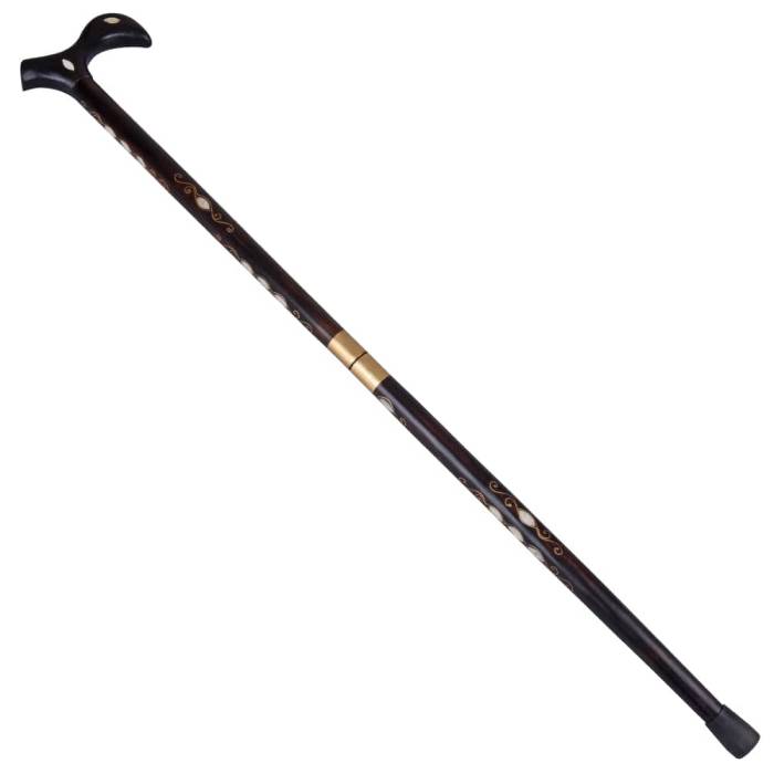Pearlescent Two Piece Screw System Walking Stick