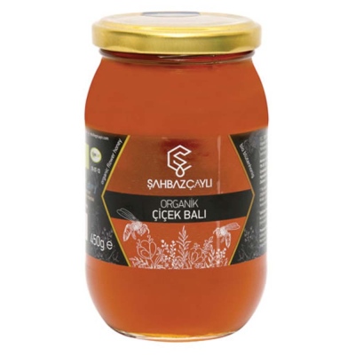 Şahbaz Çaylı - Şahbaz Çaylı Organic Flower Honey 450Gr