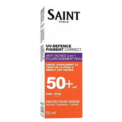 Saint Sun Face Protector Spf 50 Anti Dark Spot- Cilt Tonunu Eşitleyen Spf 50 Faktör Güneş Koruyucu Yüz Kremi 50 ml - Thumbnail