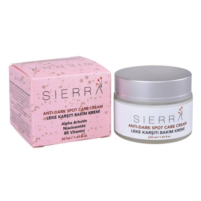 Sierra Anti Dark Renk Tonu Eşitleyici Leke Karşıtı Bakım Kremi 50 ml