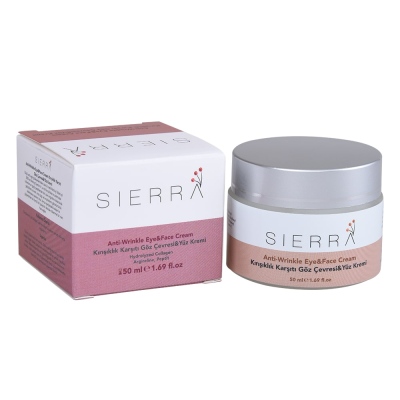 Sierra - Sierra Anti Wrinkle Kırışıklık Karşıtı Göz Çevresi ve Yüz Kremi 50 ml