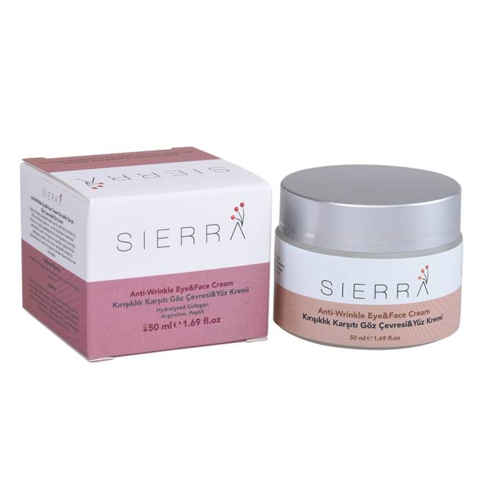 Sierra Anti Wrinkle Kırışıklık Karşıtı Göz Çevresi ve Yüz Kremi 50 ml