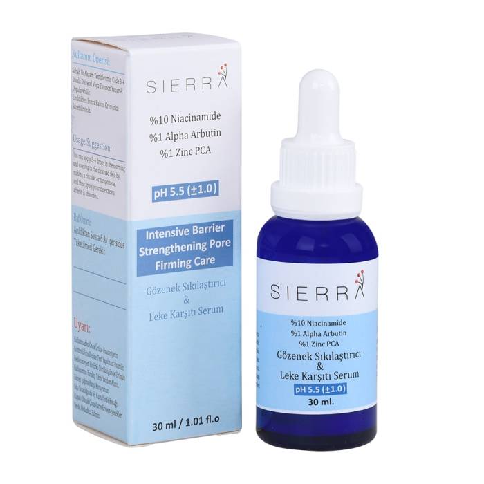 Sierra Gözenek Sıkılaştırıcı Leke Bakım Niacinamide Serum 30 ml