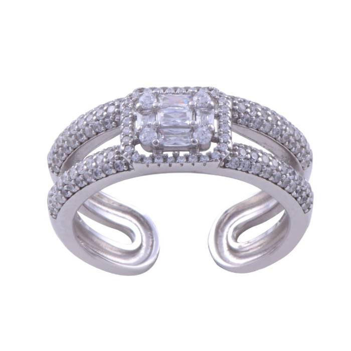 Women's 925 Sterling Silver Ring (ZRK 2160) 4.7 gr - 1