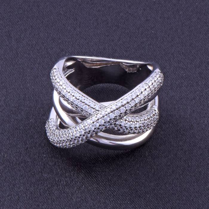 Silver Ring with Inline Stone 9.5 Gr