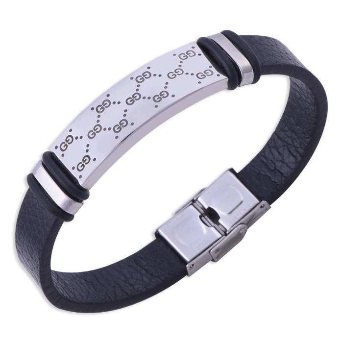 Black Men's Bracelet CB 5001 NS-04044