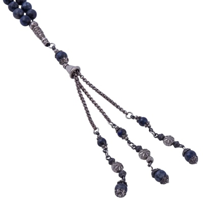 T-0848 Lapis Lazuli Taşı Tesbih - Thumbnail