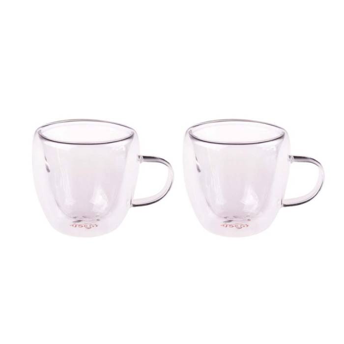 Taşev Ayuma 2 Person Double Walled Mug Set