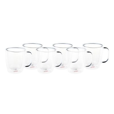 Taşev - Tasev Kimi 6 Person Double Walled Coffee Cup Set