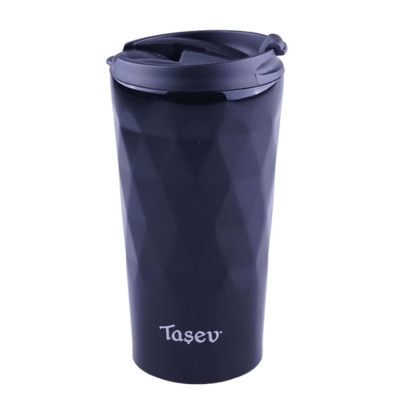 Tasev - Tasev Pira Bardak Termos Siyah 350 ml