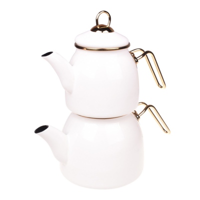 Taşev - Tasev Sultani Teapot Set White
