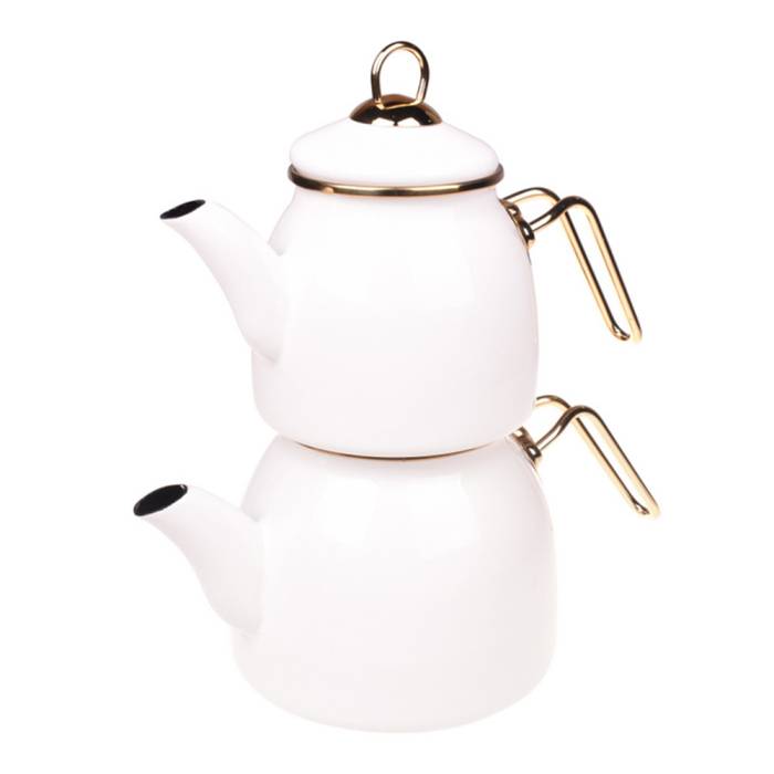 Tasev Sultani Teapot Set White - 1