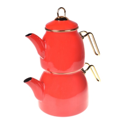 Taşev - Tasev Sultani Teapot Set Red